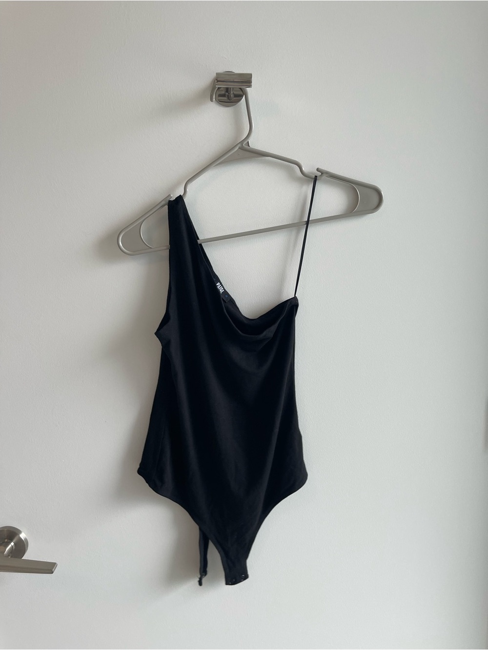 Paige Black One Shoulder Bodysuit